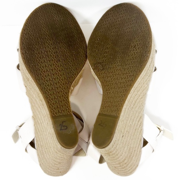 SOLD! Michael Kors Espadrilles Platform Wedge Slingback Sandals - Picture 7 of 8